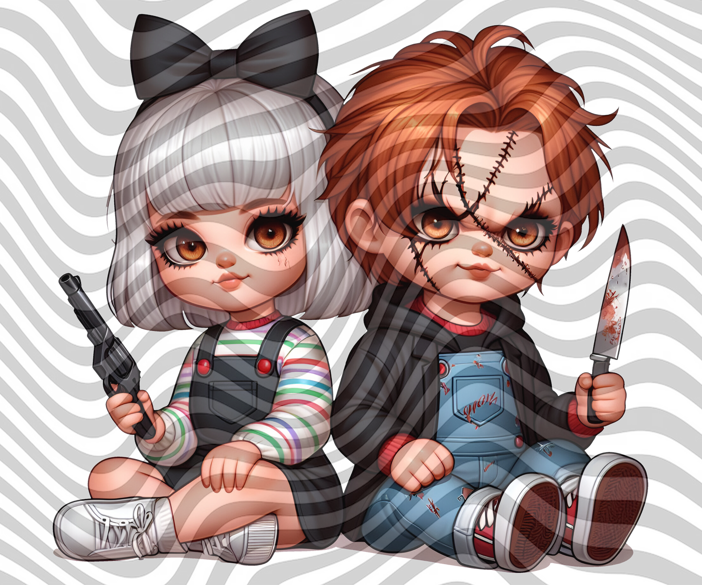 Chucky and Tiffany