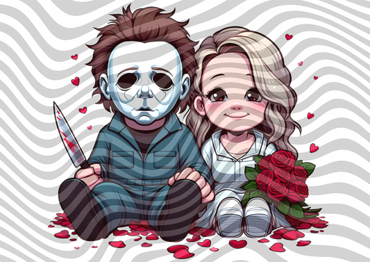 Michael Myers and Laurie Strode