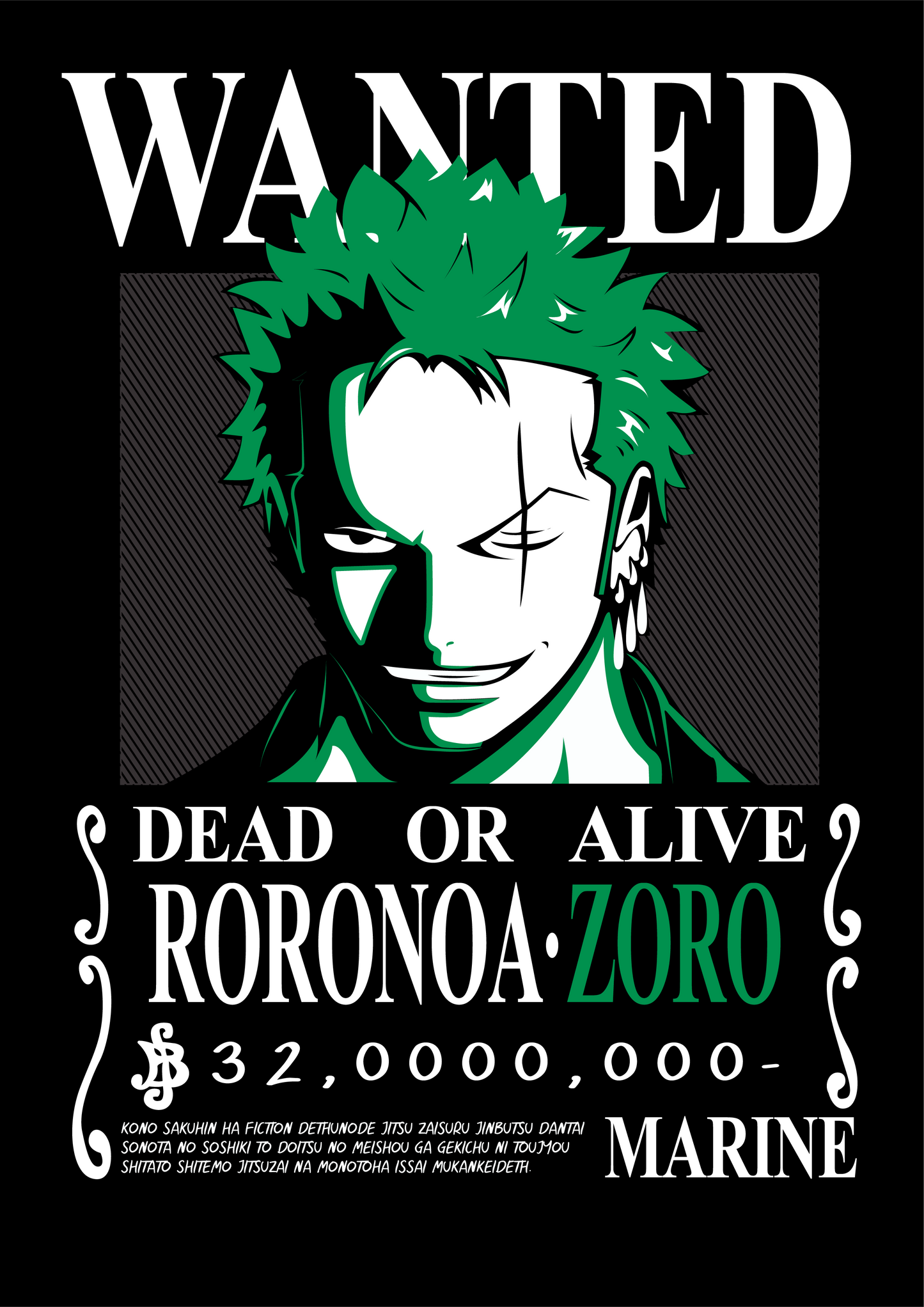 Wanted: Roronoa Zoro - One Piece