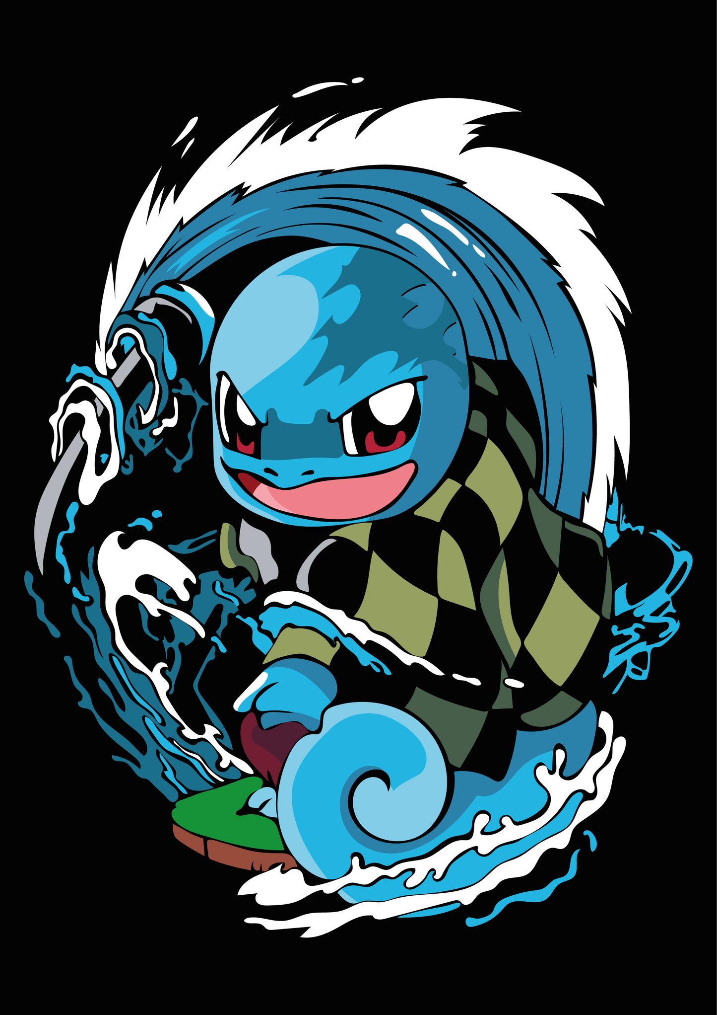 Squirtle Water Breathing (Demon Slayer x Pokemon)