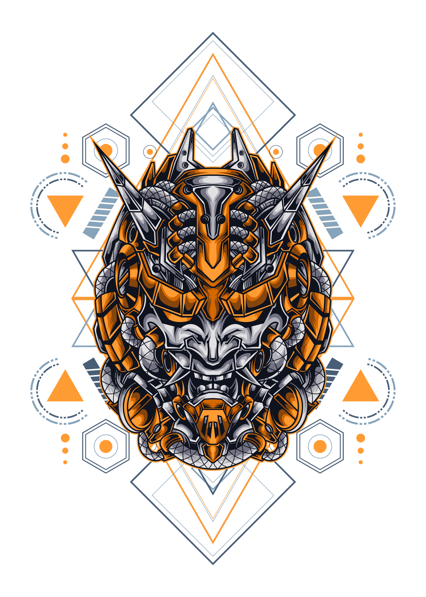 MECHA DEMON SACRED GEOMETRY