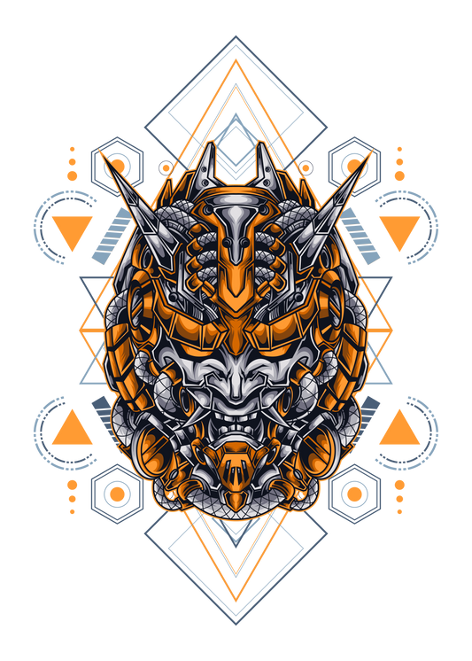 MECHA DEMON SACRED GEOMETRY