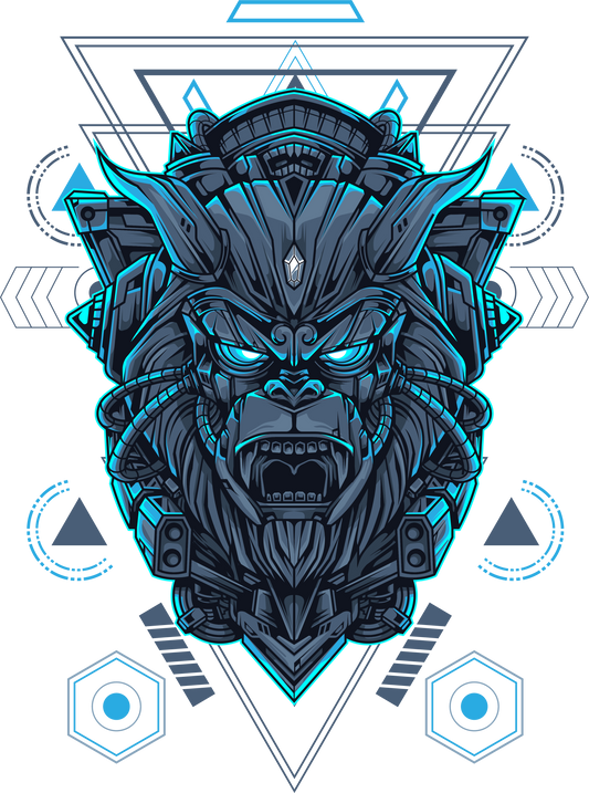 MECHA GORILLA SACRED GEOMETRY