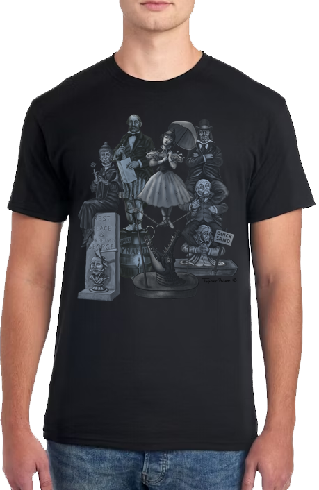 The Haunted Mansion Stretch Portraits Graphic Tshirt