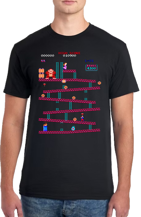 Donkey Kong Video Game Tshirt