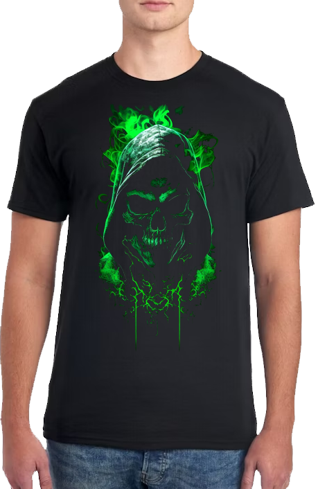 Green Flame Death Tshirt