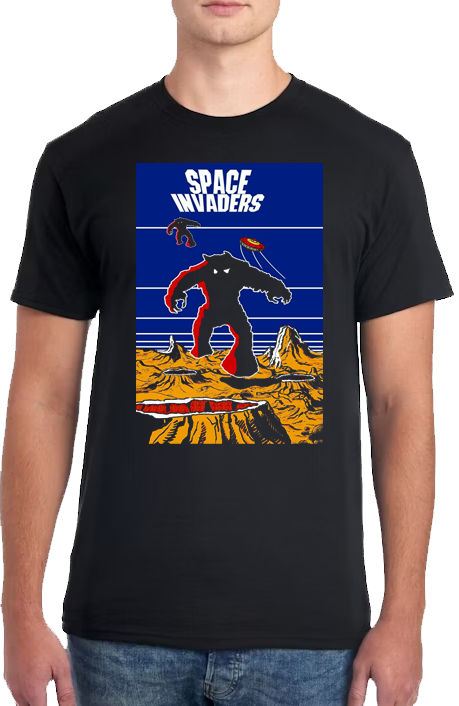 Space Invaders Arcade Graphic Tshirt