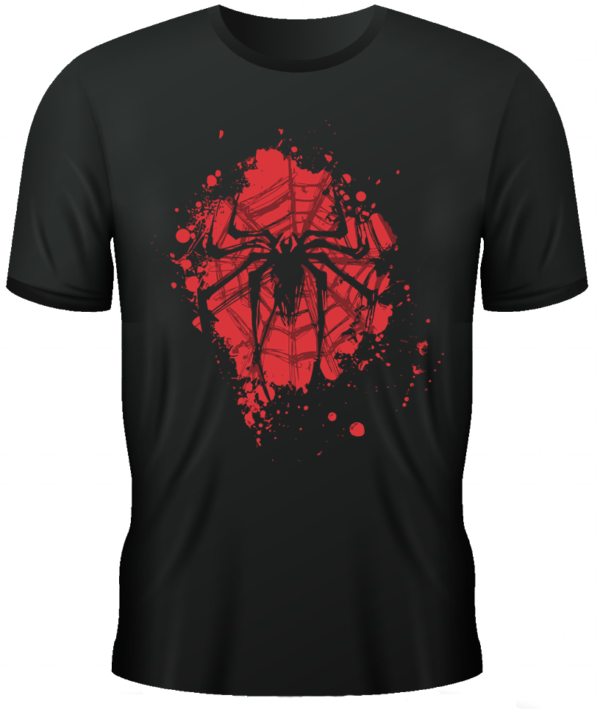 Blood Splat Spiderman Logo